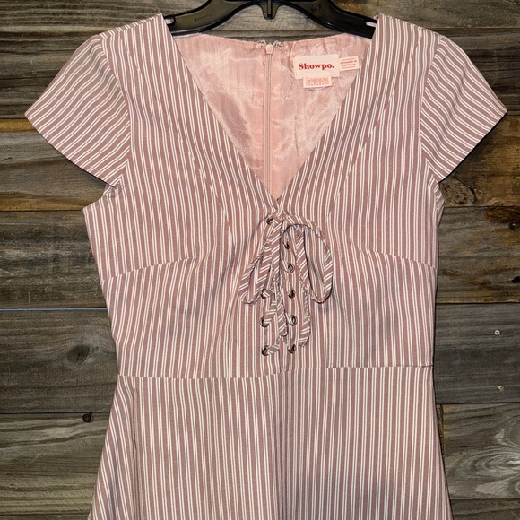 Showpo Stripped Summer Mini Dress
Size: 0 - Picture 4 of 5